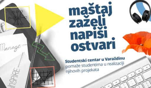 Javni poziv Studentskog centra u Varaždinu za financiranje studentskih aktivnosti/projekata s područja kulture, znanosti, sporta i edukacije