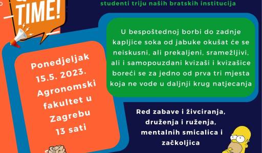 Sudjelovanje studenata Veleučilišta u Križevcima na PUB KVIZU