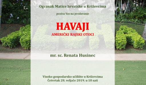 Predavanje: HAVAJI - AMERIČKI RAJSKI OTOCI