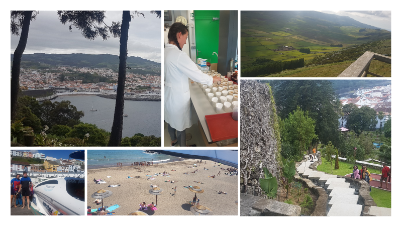 Lucija u laboratoriju  ,,University of the Azores'' 